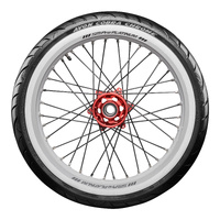 Avon Cobra Chrome MH90-21 (80/90-21) White Wall Front Tyre (56V Rating) AV91