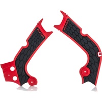 ACERBIS X-GRIP FRAME GUARDS CRF 250 18-19 450 17-18 RED-BLACK