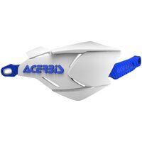 ACERBIS HANDGUARDS X-FACTORY WHITE BLUE