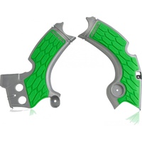 ACERBIS X-GRIP FRAME GUARDS KXF 250 15-20 SILVER-GREEN