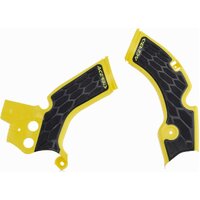 ACERBIS X-GRIP FRAME GUARDS RMZ 250 10-18 YELLOW-BLACK