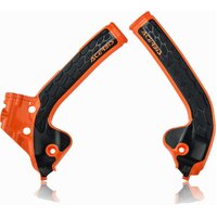 ACERBIS X-GRIP FRAME GUARDS KTM SX 85 18-24 ORANGE-BLACK