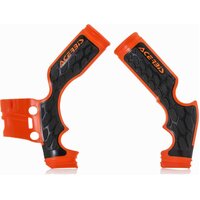 ACERBIS X-GRIP FRAME GUARDS KTM SX 65 14-23 ORANGE-BLACK
