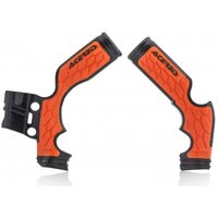 ACERBIS X-GRIP FRAME GUARDS KTM SX 65 14-23 BLACK-ORANGE