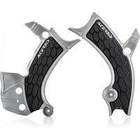 ACERBIS X-GRIP FRAME GUARDS YZF 250 19-20 450 18-20 SILV-BLK
