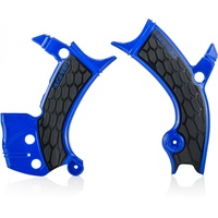 ACERBIS X-GRIP FRAME GUARDS YZF 250 19-20 450 18-20 BLUE-BLK