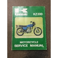 Service Manual Kawasaki KZ200 '77