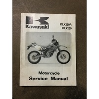 Service Manual Kawasaki KLX250 1993
