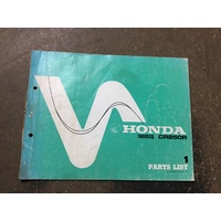 Parts Book Honda CR250R Elsinore