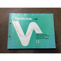 Parts Book Honda CBXZ