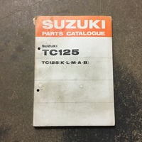 Parts Book Suzuki TC125 K,L,M,A,B