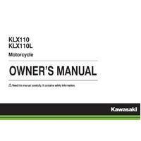 Owners Manual Kawasaki KLX110