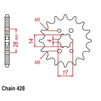 Front Sprocket Supersprox #10-K28-13