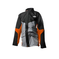 Rain Jacket BLK/GRY KTM Size L #3PW18V0404