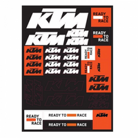 KTM Corporate Sticker Sheet 