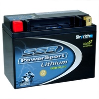 SSB PowerSport Lithium Battery - Ultralight (+ -)