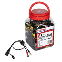 Optimate Weatherproof Battery Lead (SAE71) Jar with 20pcs