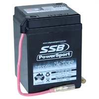 6V SSB V-Spec High Perform. AGM Battery (12) (6N4-2A,6N4-2A-2,6N4-2A-3,6N4-2A-4,6N4-2A-5,6N4-2A-7,6N4-2A-8,6N4-2A-BS) (1.09 Kg)
