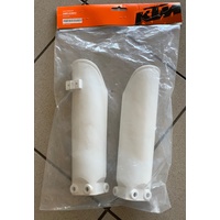 Fork Protector Set White KTM 50 & 65SX 2012-2018 #4610109400028