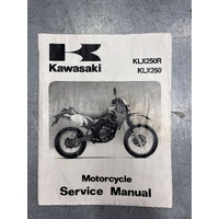 Genuine Kawasaki KLX250/R Motorcycle Service Manual