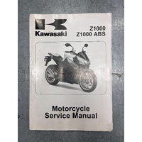 Kawasaki 2010 Z1000/ Z1000 ABS Motorcycle Service Manual