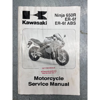 Kawasaki 2009 Ninja 650R / ER-6F / ER-6F ABS Motorcycle Service Manual
