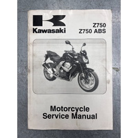 Kawasaki 2007 Z750 / Z750 ABS Motorcycle Service Manual