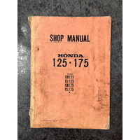 Honda Shop Manual 125/ 175 '71