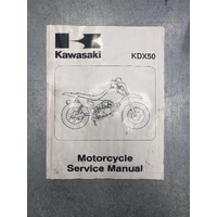 Kawasaki 2003 KDX50 Service Manual