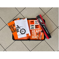 KTM 250 SX Owner’s Kit – 2020 | OEM Folder, Tools, Manual, Stickers & WP Fork Pump