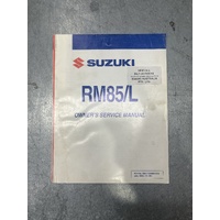 Suzuki Rm85/L Owners Service Manual 2005 #99011-02B80-01A