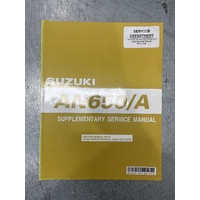 Suzuki AN650/A Supplementary Service Manual 2007 #99501-36160-01E