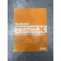 Suzuki TS125X Service Manual #99500-21140-01E