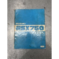 Suzuki GSX750 Service Manual #SR-8010