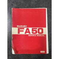Suzuki FA50 Service Manual #SR-0570