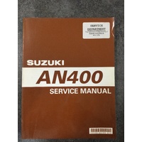 Suzuki AN400 Service Manual 2007 #99500-34100-01E