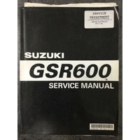 Suzuki GSR600 Service Manual 2006 #99500-36160-01E