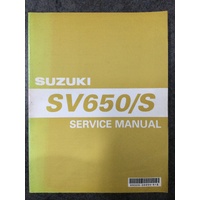 Suzuki SV650/S Service Manual  1999 #99500-36090-01E