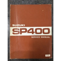 Suzuki SP400 Service Manual 1981 #SR-6600