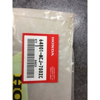Genuine Honda OEM Decal – Part #64801‑MCJ‑750ZC