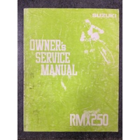 Suzuki RMX250 Owners Service Manual 1992 #9011-05D53-01A