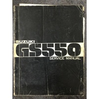 Suzuki GS550 Service Manual 1977 #SR-8100