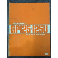 Suzuki GP125/125U Service Manual 1979 #SR-1270