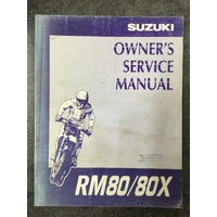 Suzuki RM80/80X Owners Service Manual 1996/97 #99011-02B72-01A