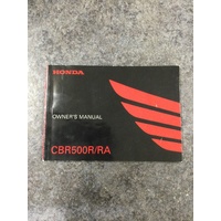 Honda CBR500R/RA Owners Manual