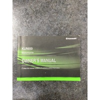 Kawasaki KLR650 Owners Manual #99804-0191