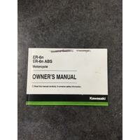 Kawasaki ER-6n/ER-6n ABS Owners Manual #99986-1880
