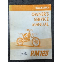 Suzuki RM125 Owners Service Manual 1998 #99011-36E52-01A