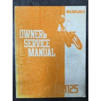 Suzuki RM125 Owners Service Manual 1991 #99011-27C52-01A