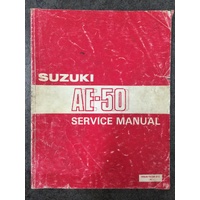 Suzuki AE-50 Service Manual 1991 #99500-10330-01E